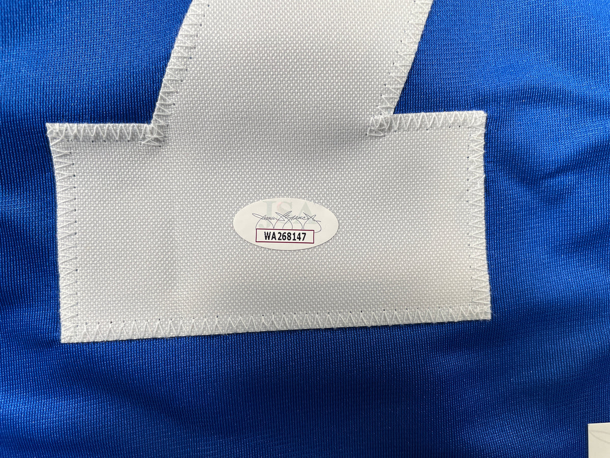BOB LILLY DALLAS COWBOYS SIGNED Rookie Year JERSEY w/ROH TCU JSA