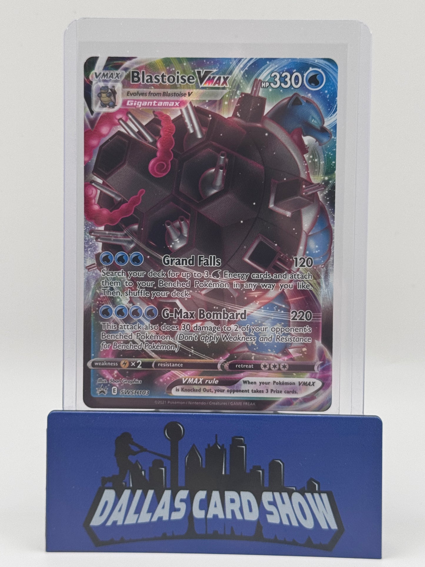 2021 Pokemon - Blastoise VMAX (Alt Art Promos) - SWSH103 NM