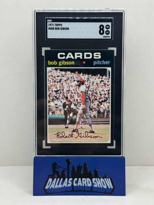 1971 Topps Bob Gibson 450 SGC 8