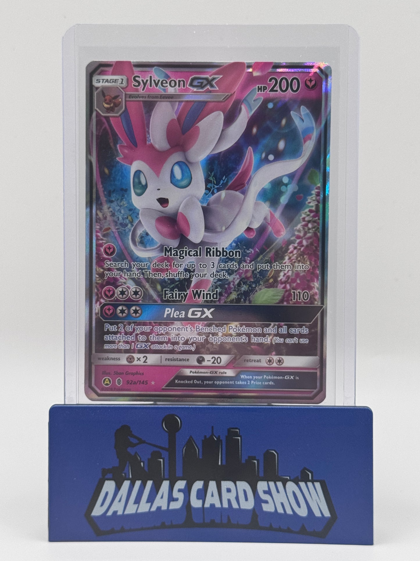 2018 Pokemon - Sylveon GX (Shiny) - 92a/145 Alt Art Promos NM