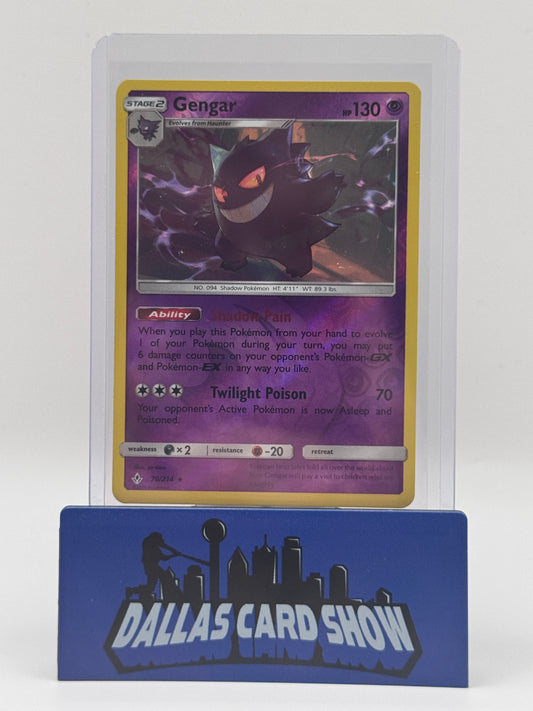 2019 Pokemon - Gengar (Rev. Foil) - 70/214 Unbroken Bonds NM