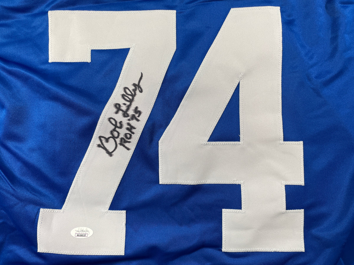 BOB LILLY DALLAS COWBOYS SIGNED Rookie Year JERSEY w/ROH TCU JSA