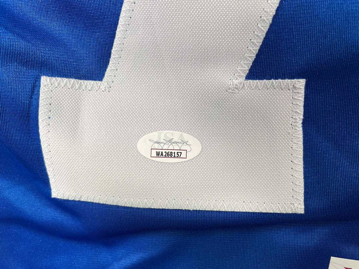 BOB LILLY DALLAS COWBOYS SIGNED Rookie Year JERSEY w/ROH TCU JSA