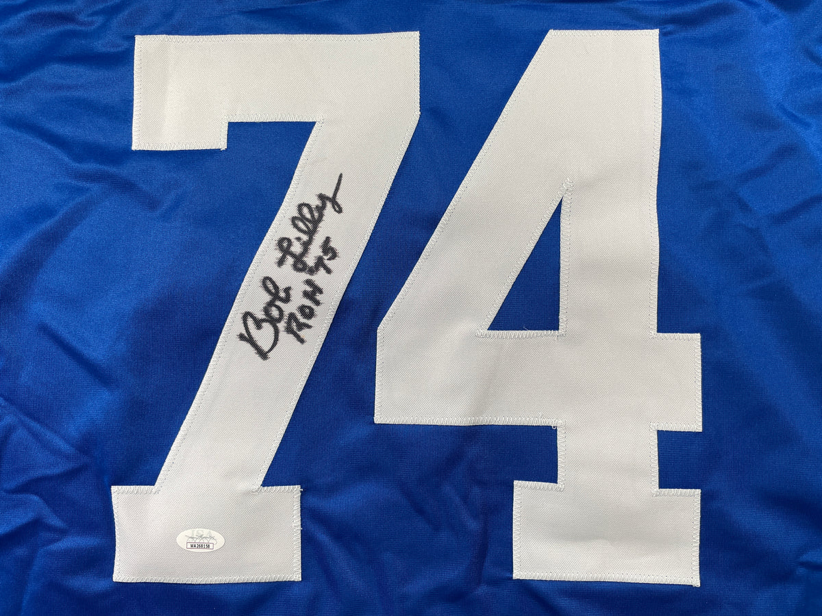 BOB LILLY DALLAS COWBOYS SIGNED Rookie Year JERSEY w/ROH TCU JSA