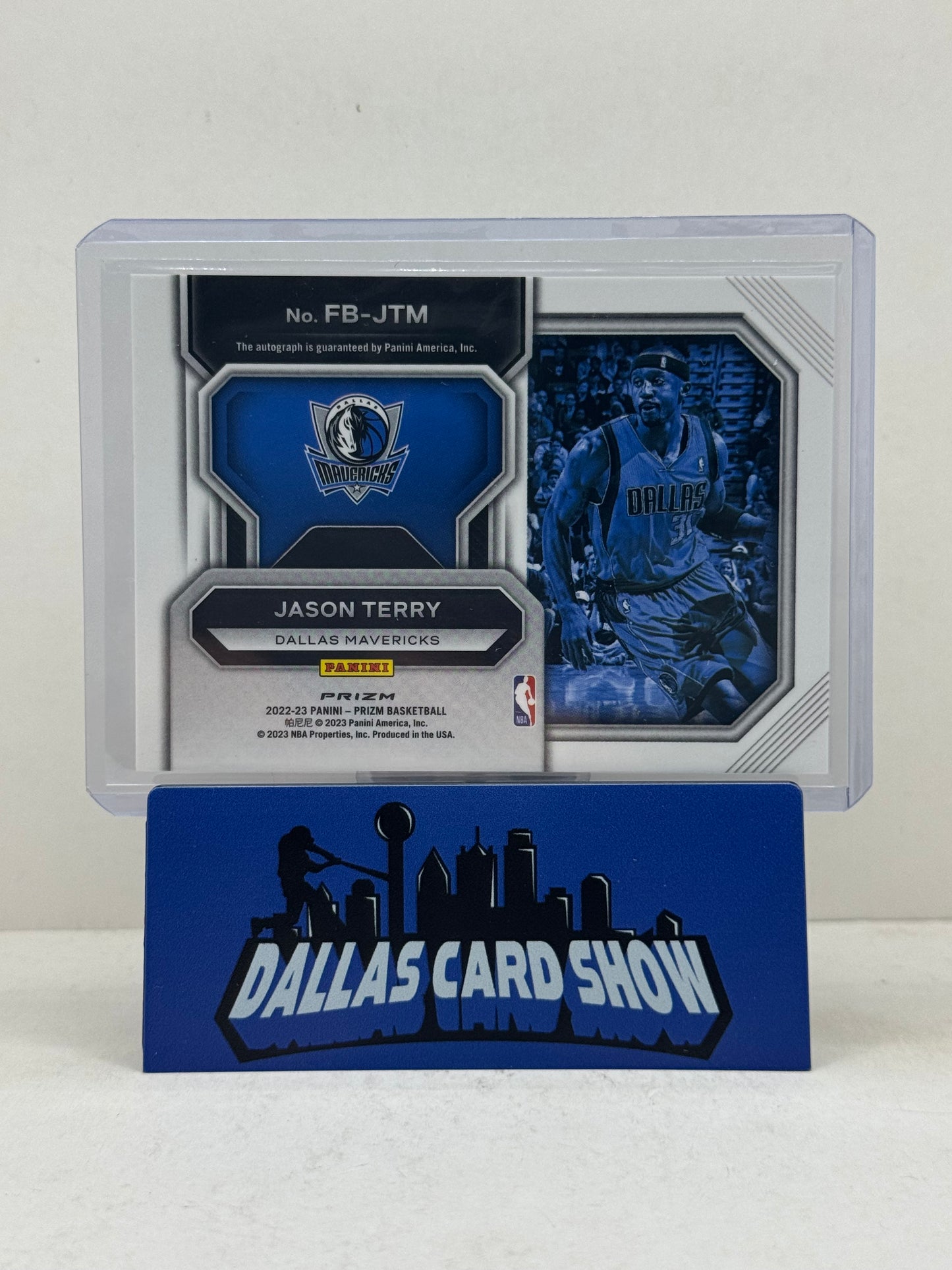 2022-23 Panini Mosaic #FB-JTM Jason Terry Fast Break Autographs