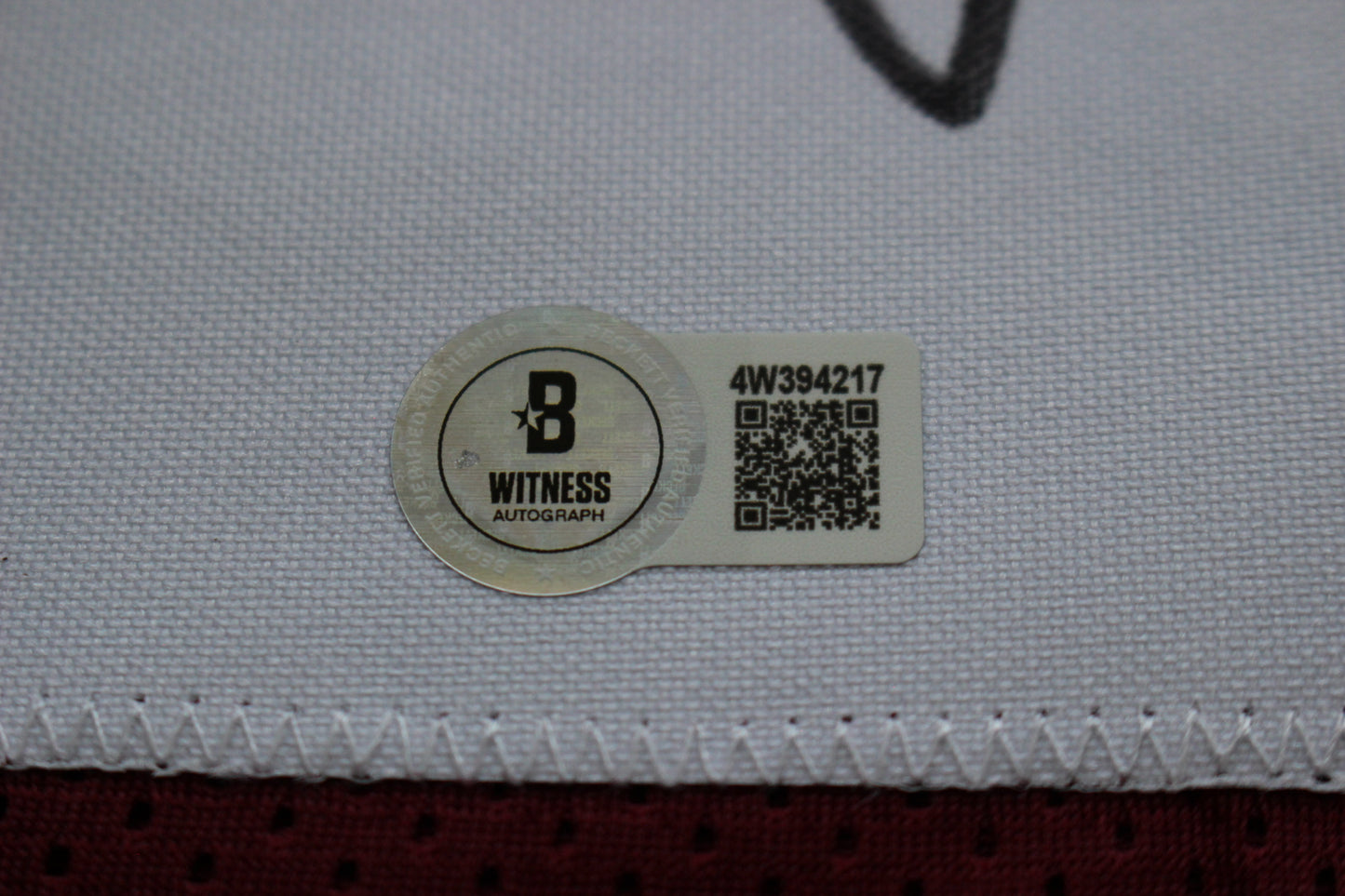 BOB STOOPS OKLAHOMA OU SOONERS SIGNED STATS JERSEY Iowa BAS COA