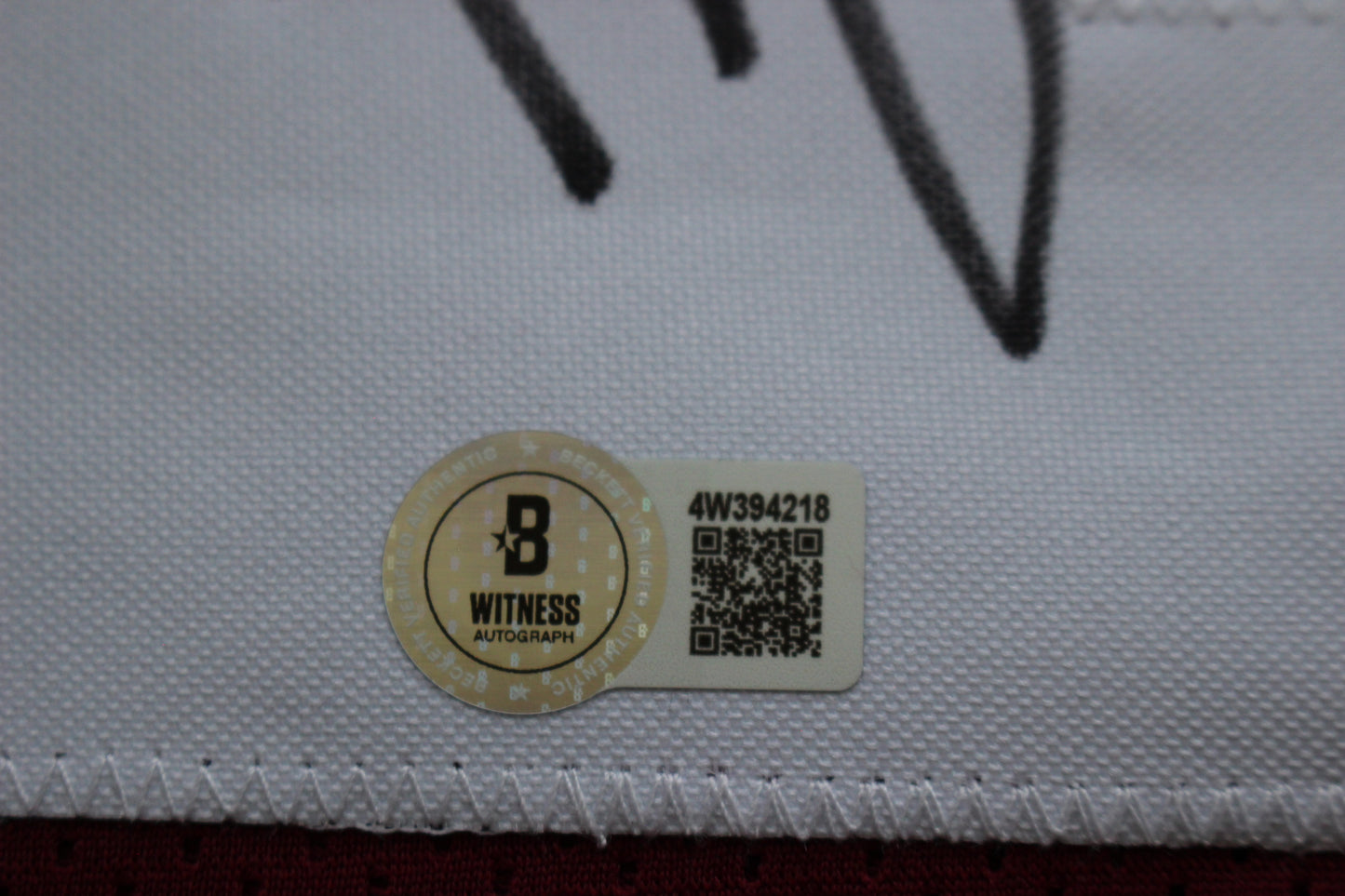 BOB STOOPS OKLAHOMA OU SOONERS SIGNED STATS JERSEY Iowa BAS COA