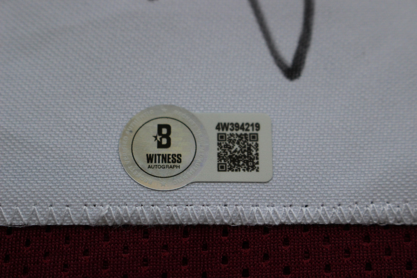 BOB STOOPS OKLAHOMA OU SOONERS SIGNED STATS JERSEY Iowa BAS COA