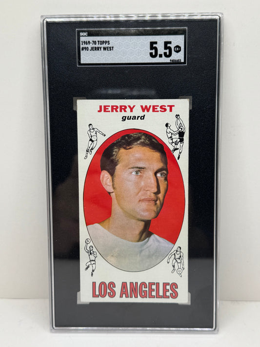 1969-70 Topps #90 Jerry West SGC 5.5