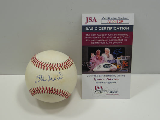 STAN MUSIAL SIGNED RAWLINGS ONL BASEBALL ST. LOUIS CARDINALS JSA COA