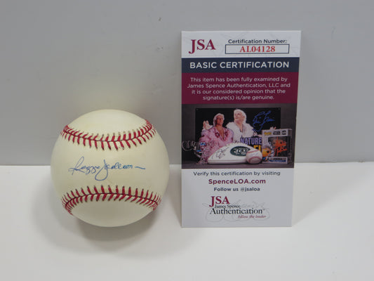 REGGIE JACKSON SIGNED RAWLING OAL BASEBALL New York Yankees A's Angels JSA