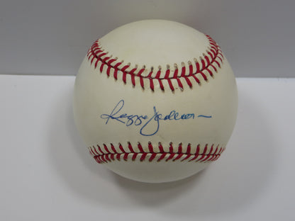 REGGIE JACKSON SIGNED RAWLING OAL BASEBALL New York Yankees A's Angels JSA