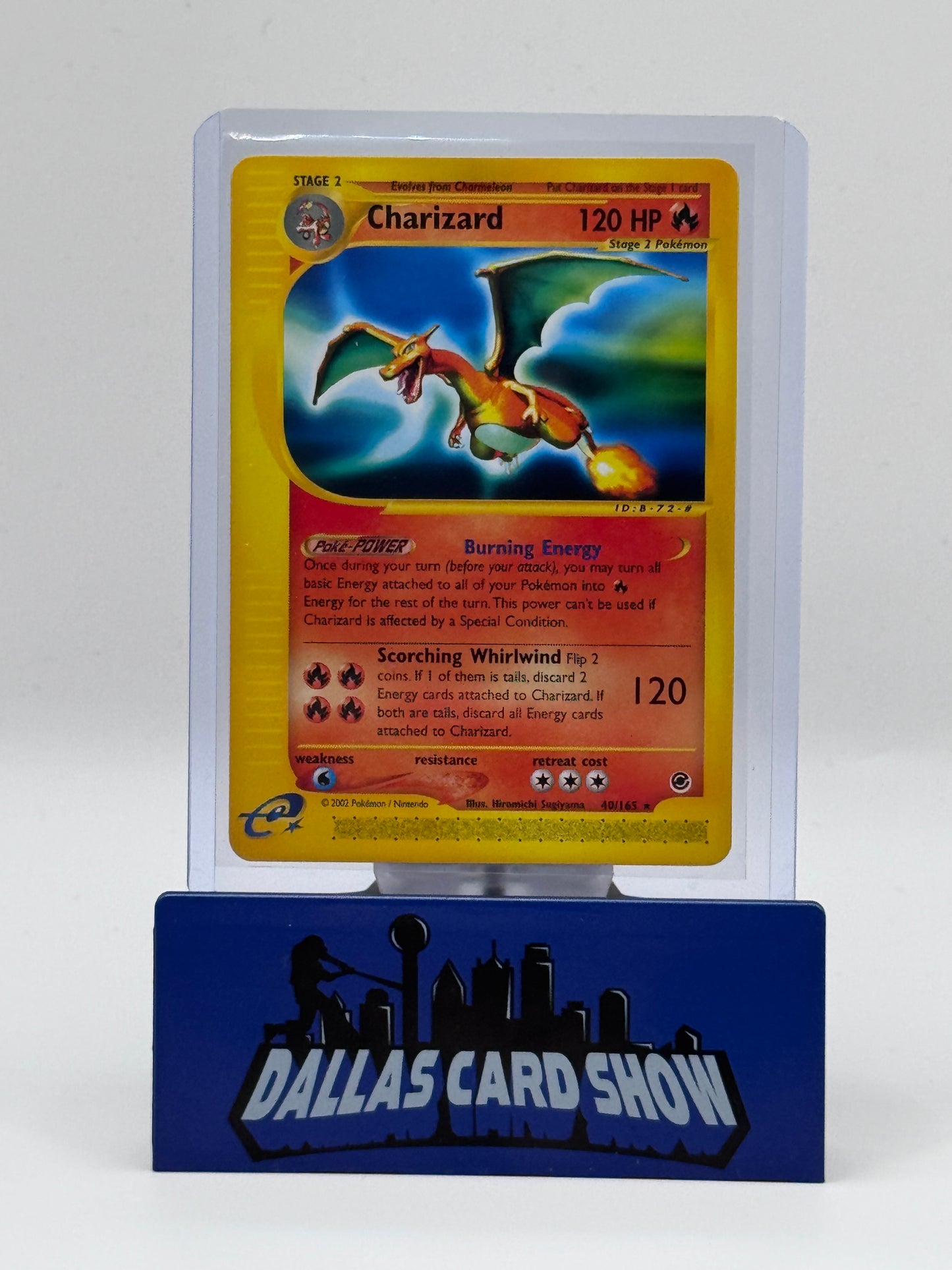 2002 Pokemon - Charizard (Rare) - 40/165 Expedition LP+