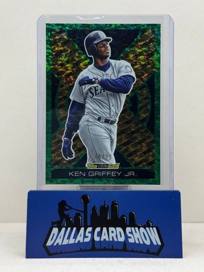 2025 Topps Update Ken Griffey Jr. Black Gold #BG-15 Green Foil Parallel /99 SP