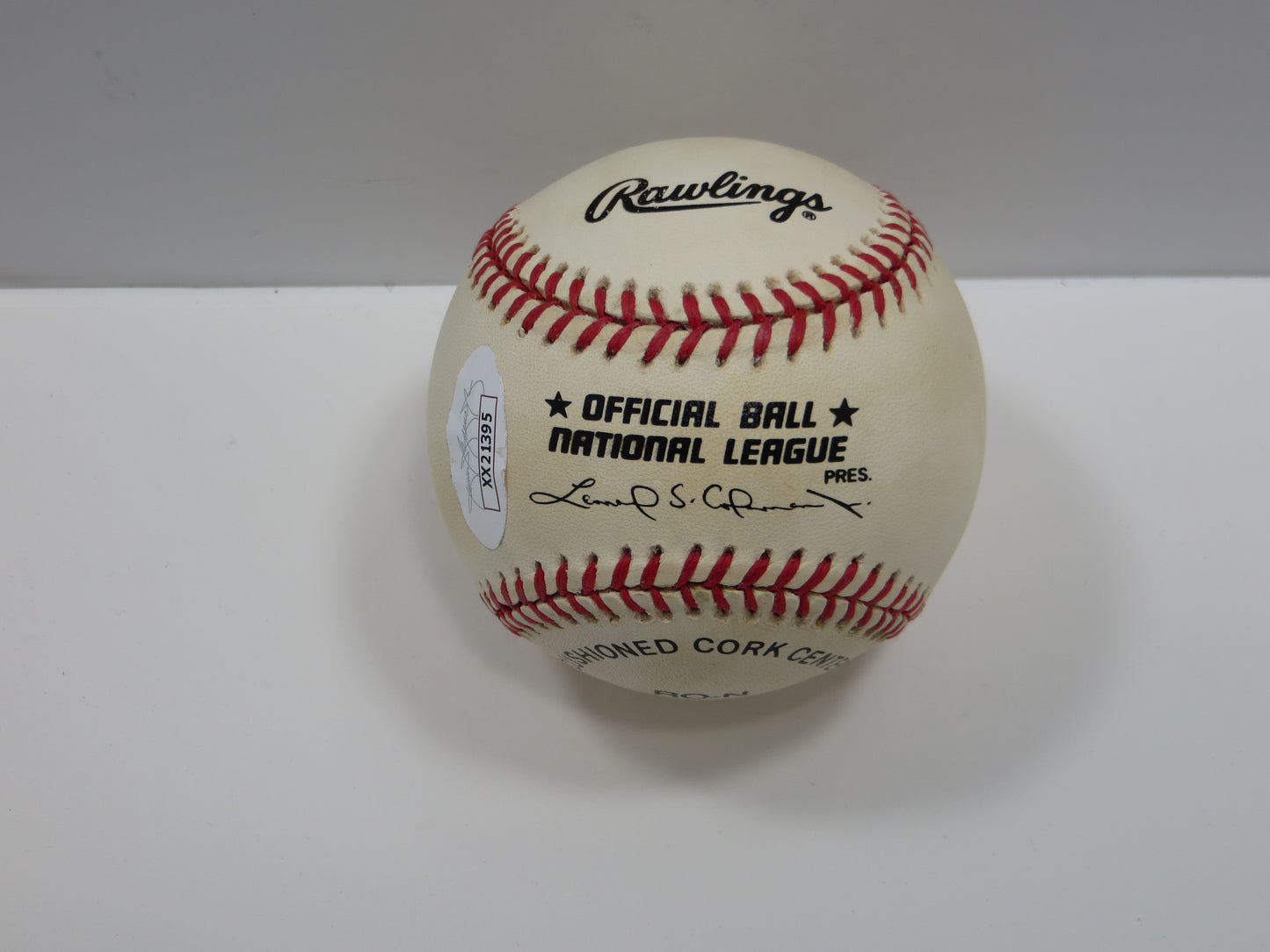 HENRY HANK AARON SIGNED RAWLINGS ONL BASEBALL BRAVES JSA FULL LOA