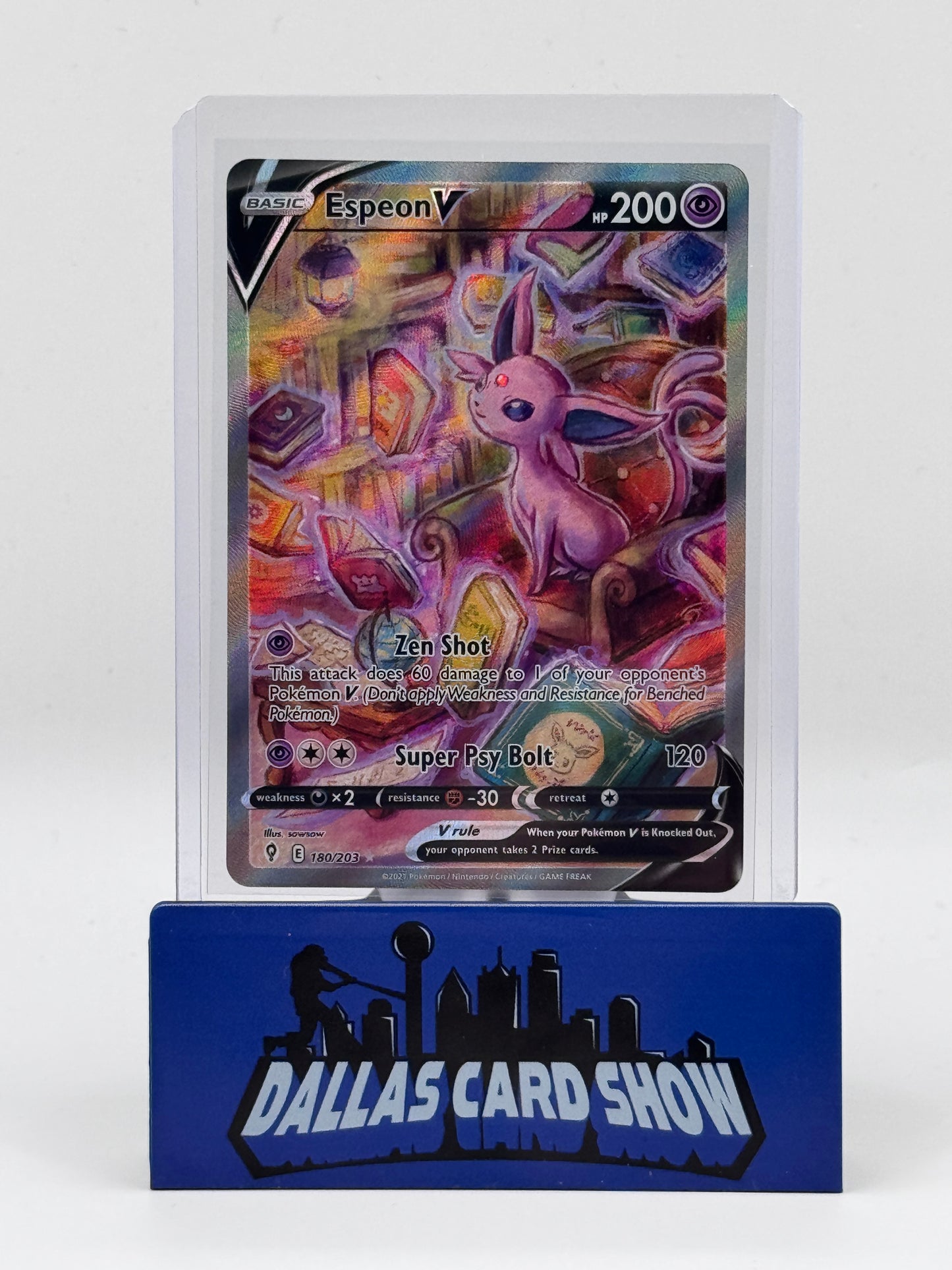 2021 Pokemon - Espeon V (Alternate Art) - 180/203 Evolving Skies NM