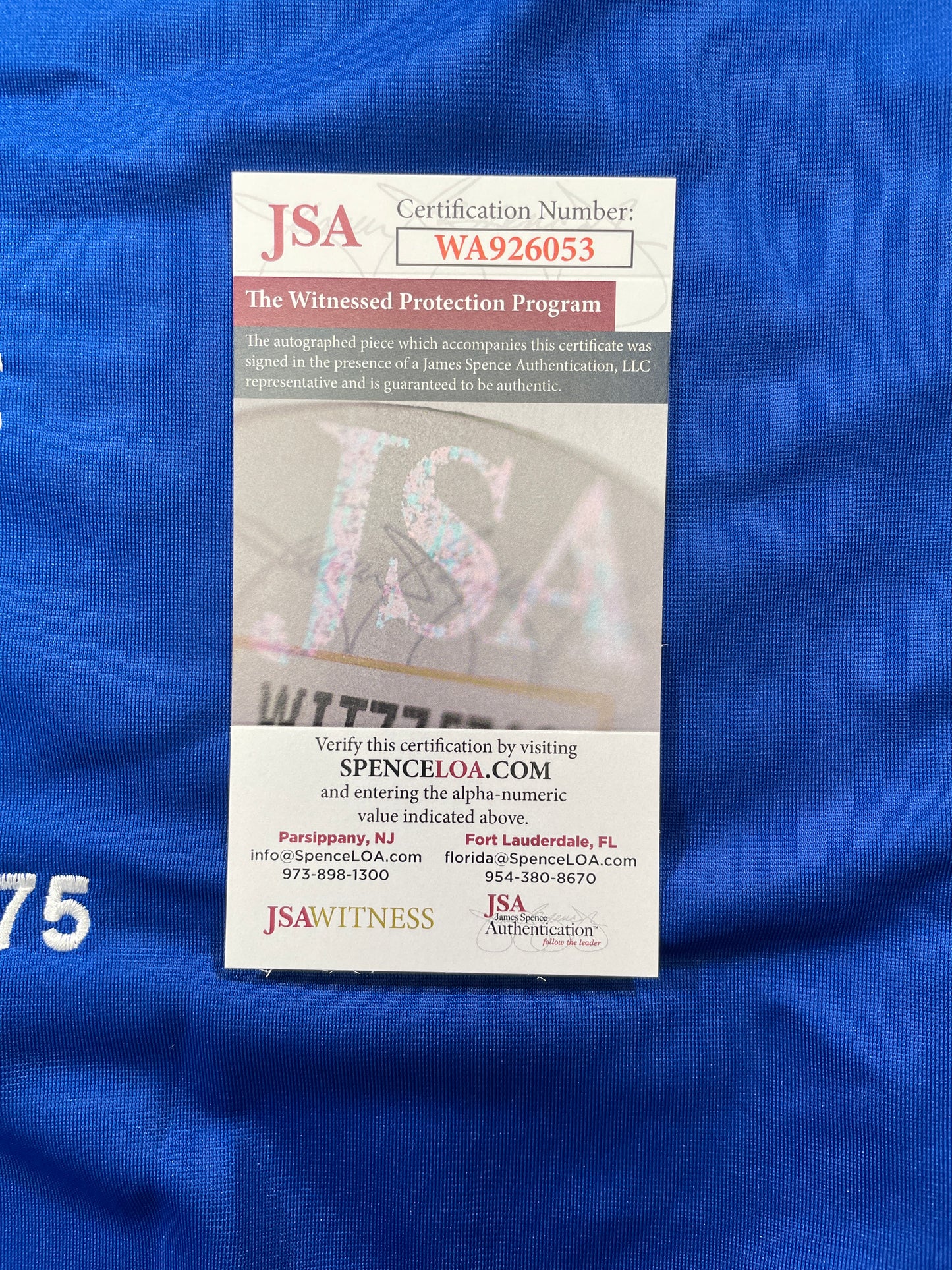 BOB LILLY DALLAS COWBOYS SIGNED SEWN THROWBACK FOOTBALL STAT JERSEY JSA