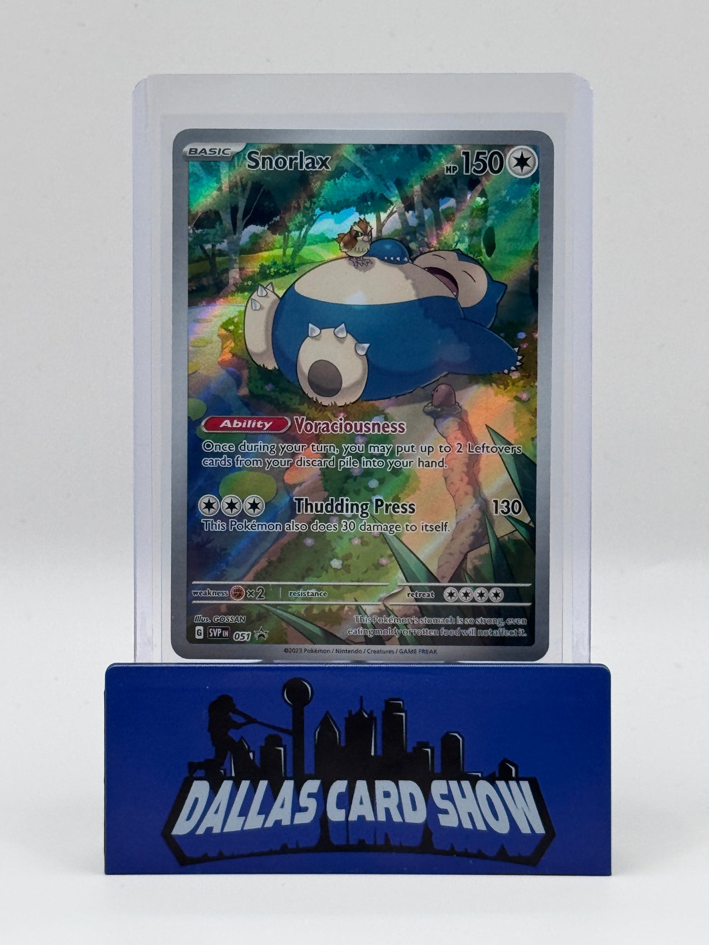 2023 Pokemon - Snorlax (Illustration Rare) - SVP051 ETB Promos