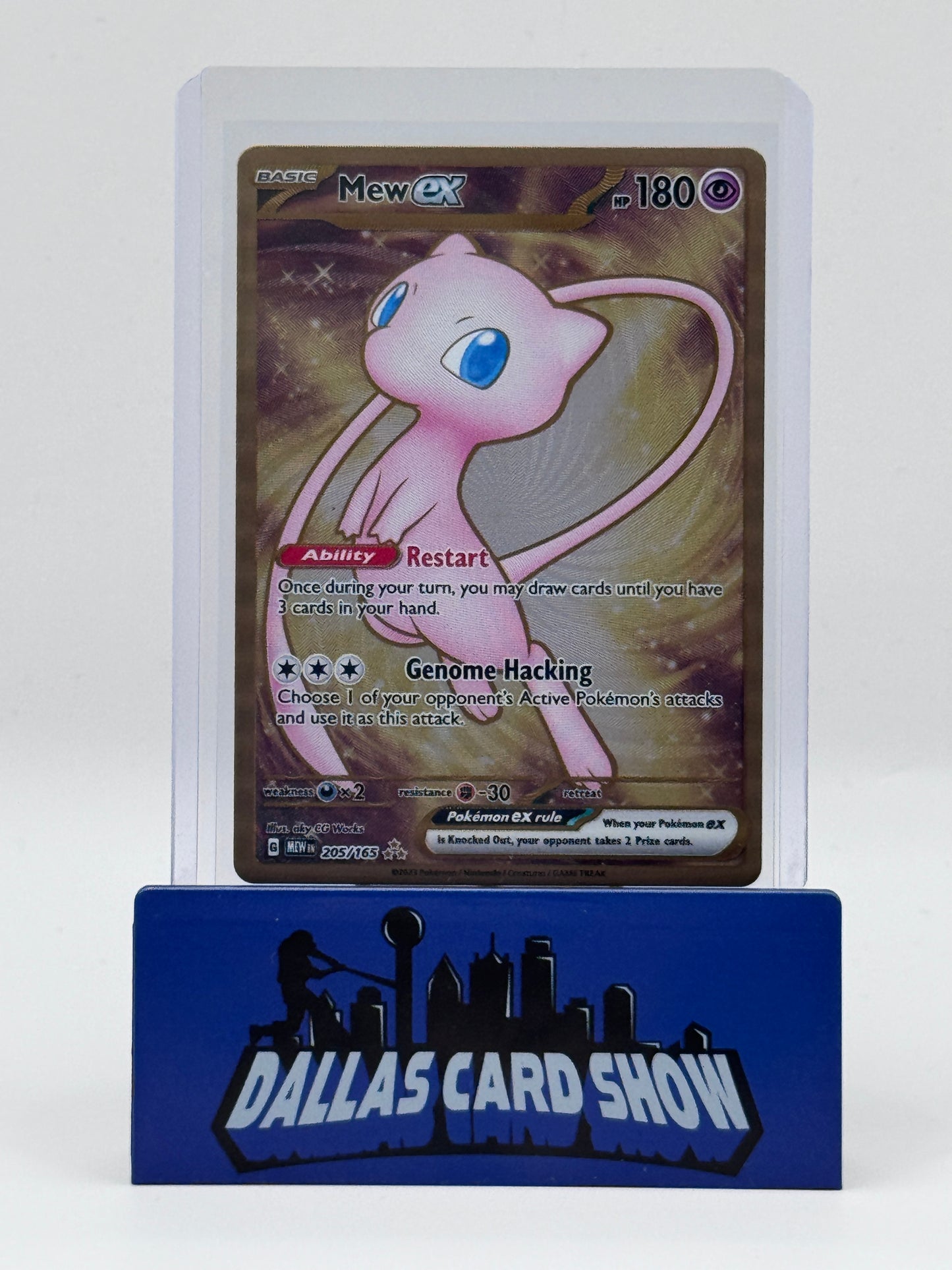 2021 Pokemon - Mew ex (Metal Card) - 205/165 Celebrations UPC Promos