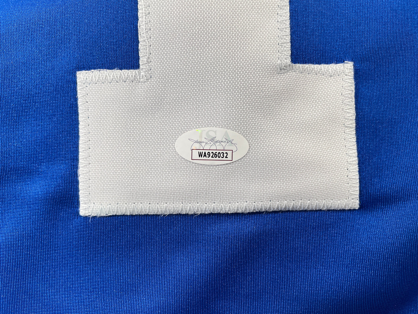 BOB LILLY DALLAS COWBOYS SIGNED SEWN THROWBACK FOOTBALL STAT JERSEY JSA