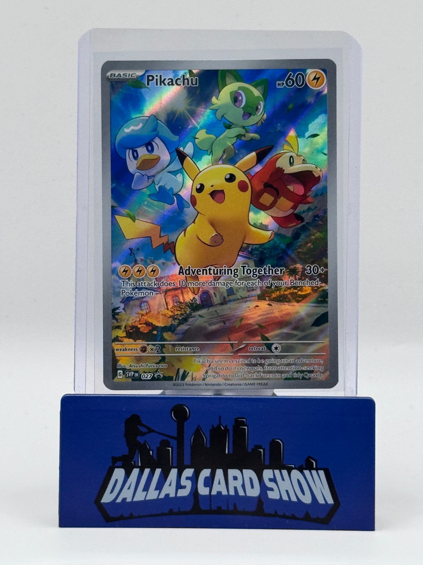 2023 Pokemon - Pikachu (Illustration Rare) - SVP027 Promos