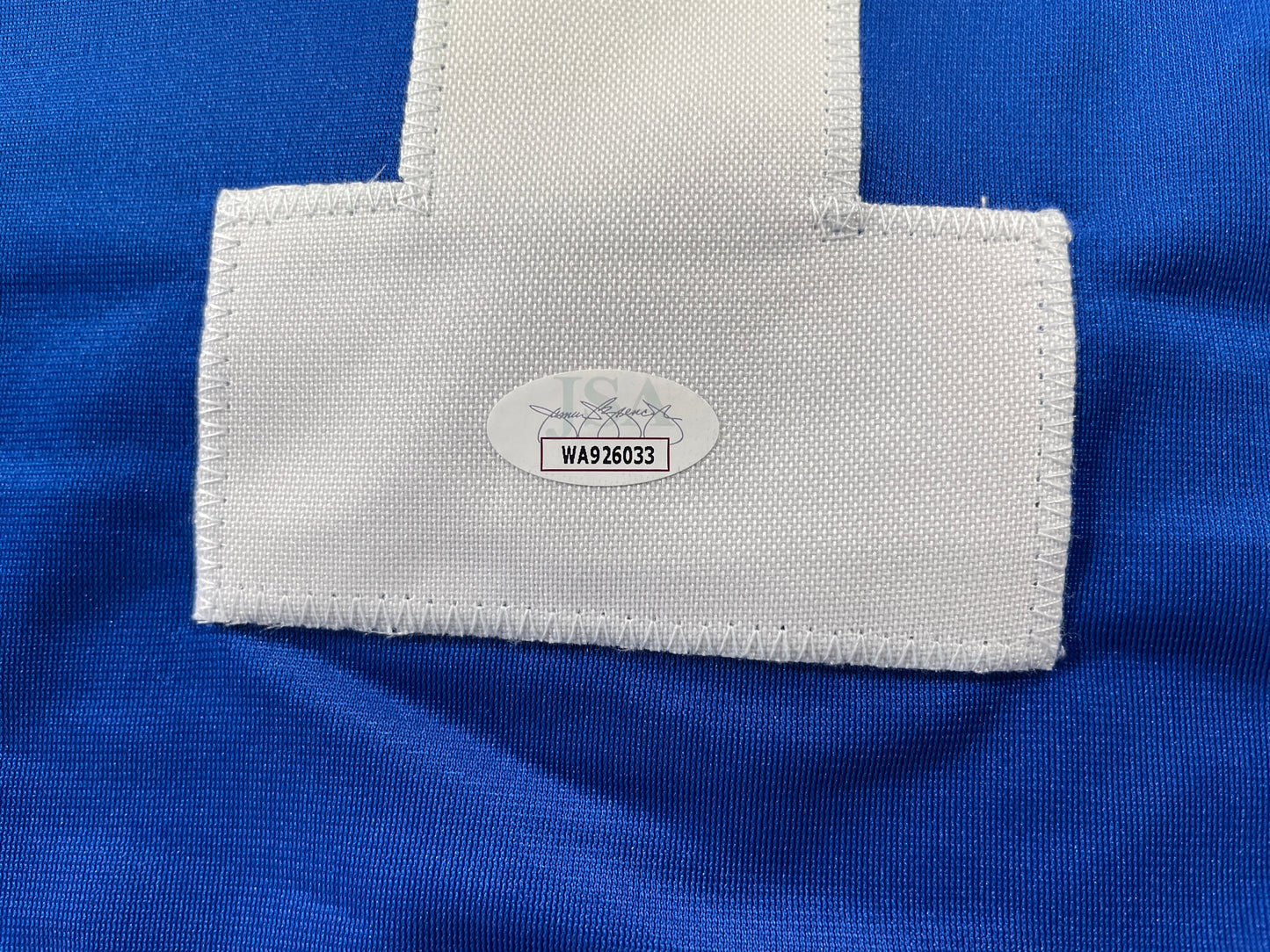 BOB LILLY DALLAS COWBOYS SIGNED SEWN THROWBACK FOOTBALL STAT JERSEY JSA