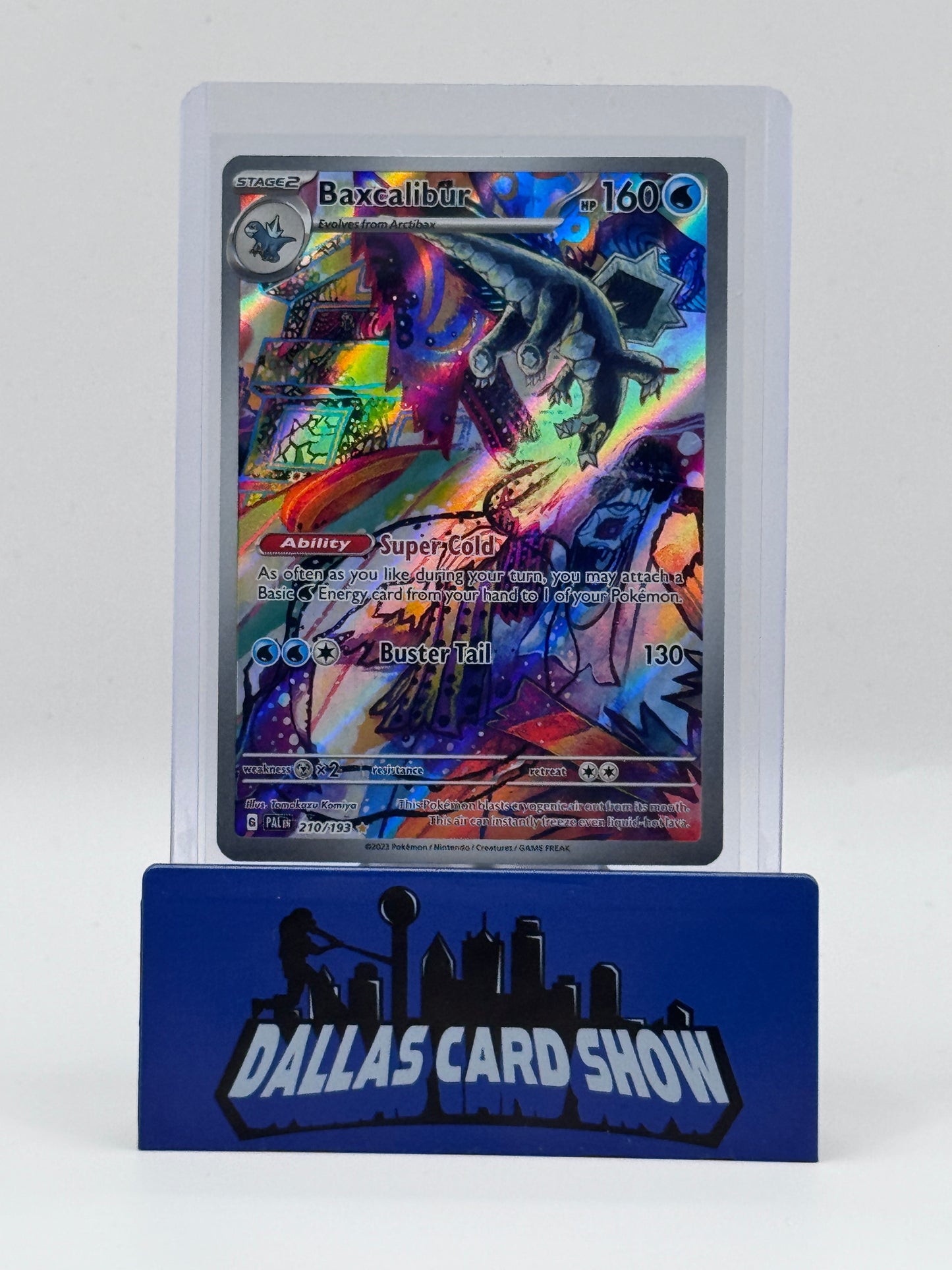2023 Pokemon - Baxcalibur (Illustration Rare) - 210/193 Paldea Evolved NM