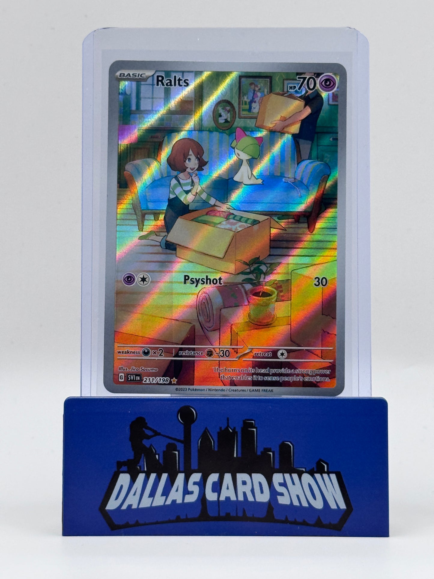 2023 Pokemon - Ralts (Illustration Rare) - 211/198 Scarlet & Violet NM