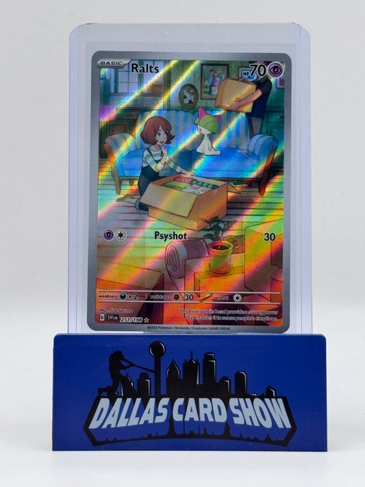 2023 Pokemon - Ralts (Illustration Rare) - 211/198 Scarlet & Violet NM