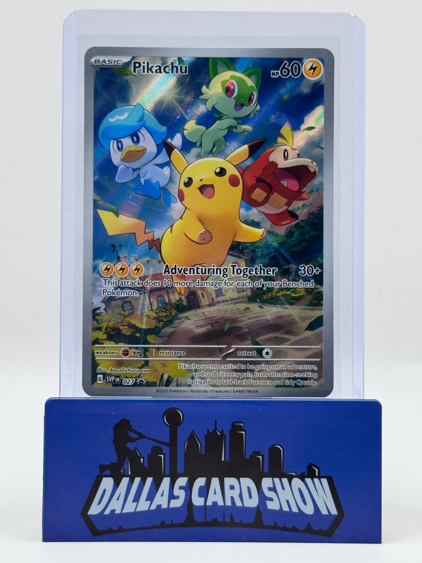 2023 Pokemon - Pikachu (Illustration Rare) - SVP027 Promos NM