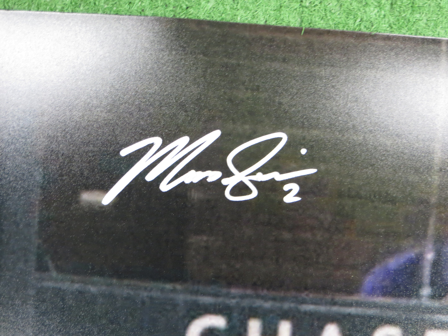 MARCUS SEMIEN TEXAS RANGERS SIGNED BATTING 16x20 PHOTO BAS COA
