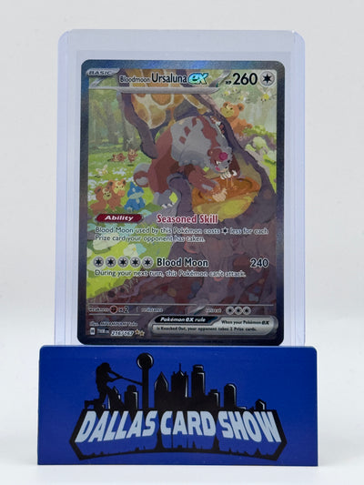 2024 Pokemon - Bloodmoon Ursaluna ex (SIR) - 216/167 Twilight Masquerade NM