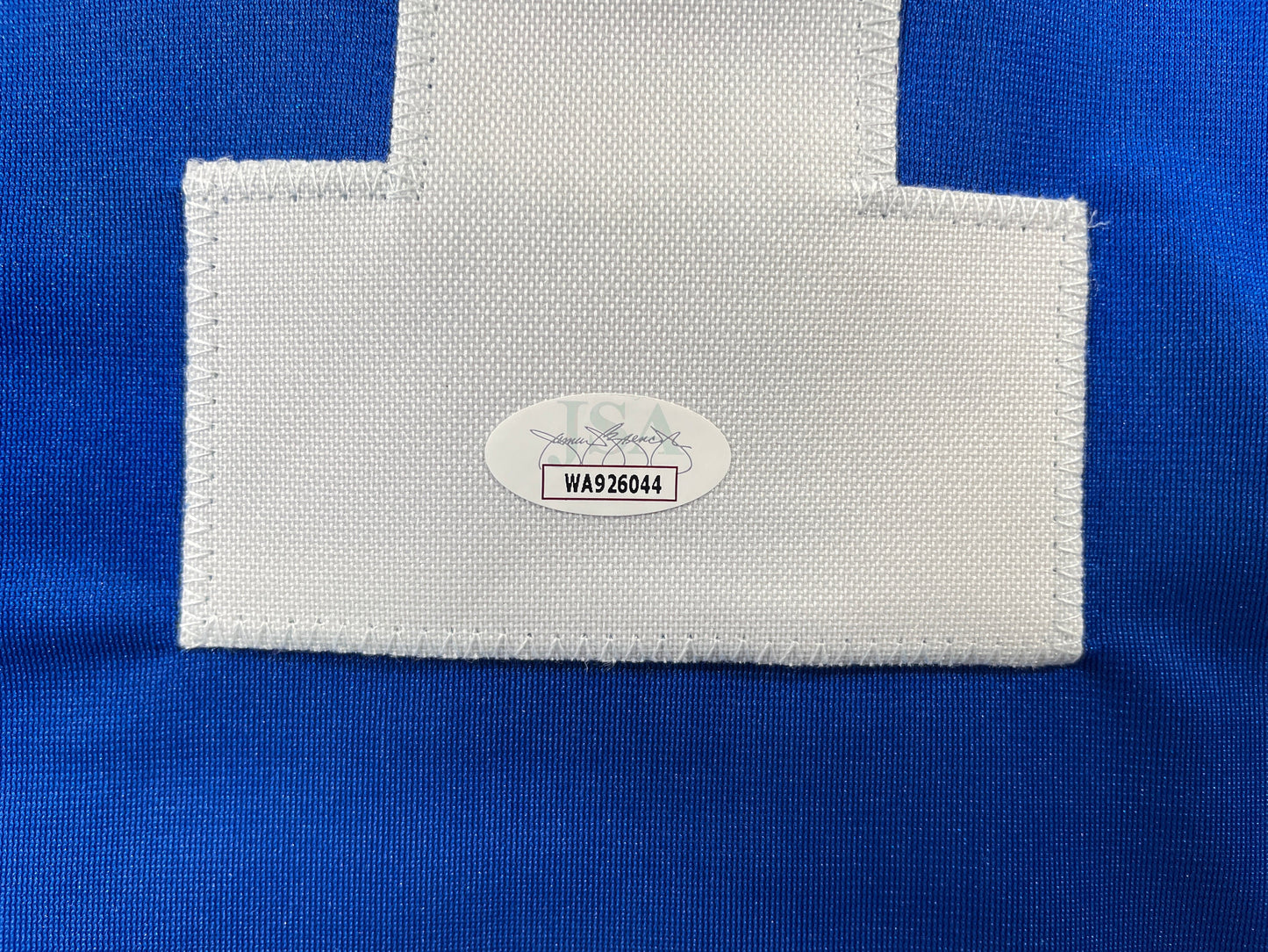 BOB LILLY DALLAS COWBOYS SIGNED SEWN THROWBACK FOOTBALL STAT JERSEY JSA