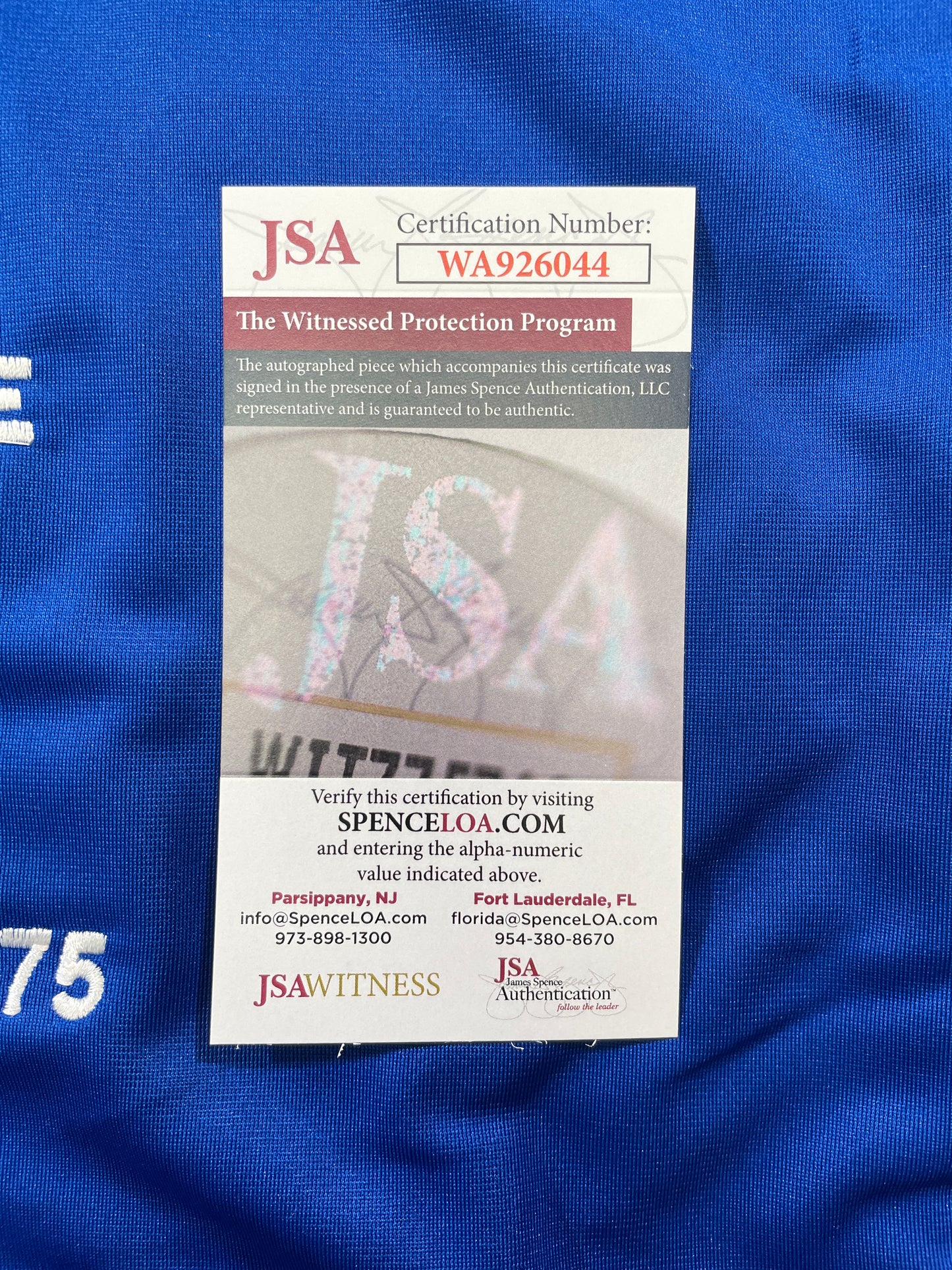 BOB LILLY DALLAS COWBOYS SIGNED SEWN THROWBACK FOOTBALL STAT JERSEY JSA