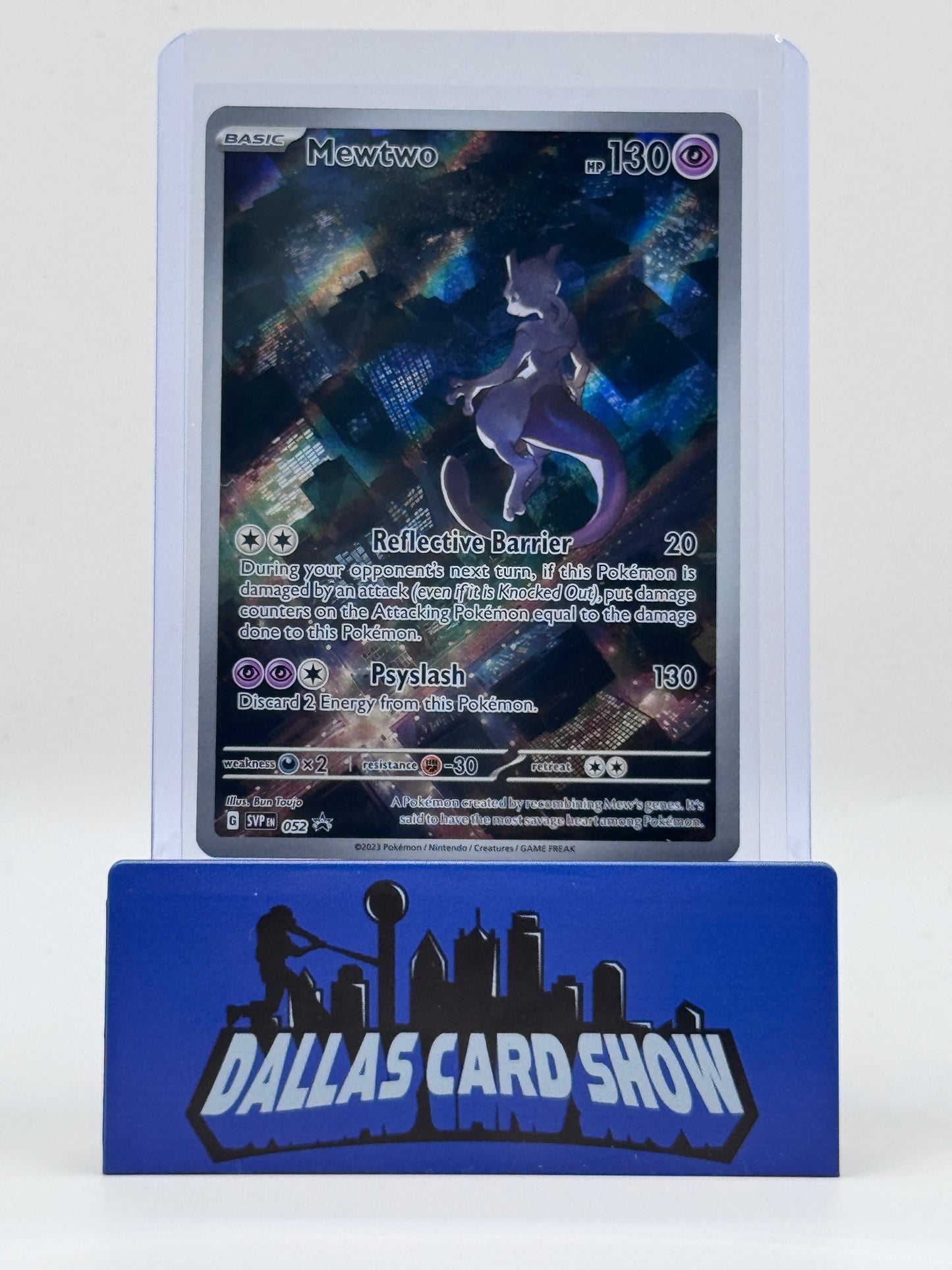 2023 Pokemon - Mewtwo (Illustration Rare) - SVP052 Black Star Promo LP