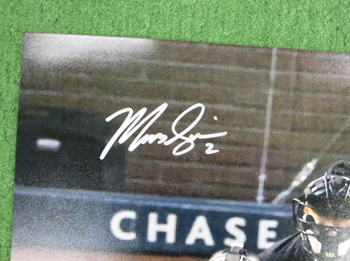 MARCUS SEMIEN TEXAS RANGERS SIGNED BATTING 16x20 PHOTO JSA COA