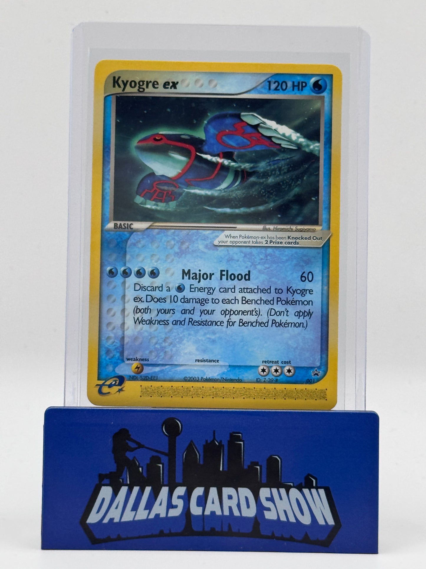 2003 Pokemon - Kyogre ex (Non-Holo) - 001 Black Star Promo NM