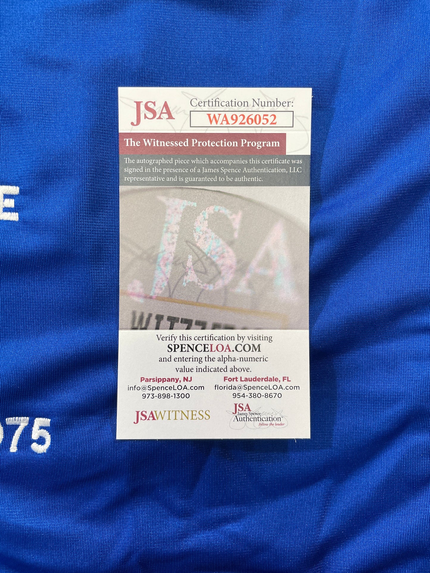 BOB LILLY DALLAS COWBOYS SIGNED SEWN THROWBACK FOOTBALL STAT JERSEY JSA