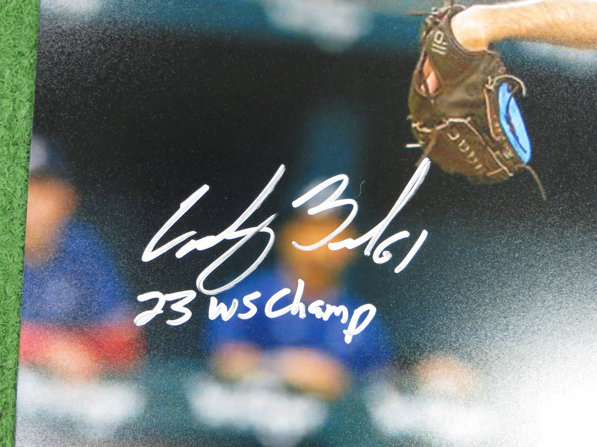 CODY BRADFORD TEXAS RANGERS SIGNED 16x20 PHOTO w/INSC JSA COA