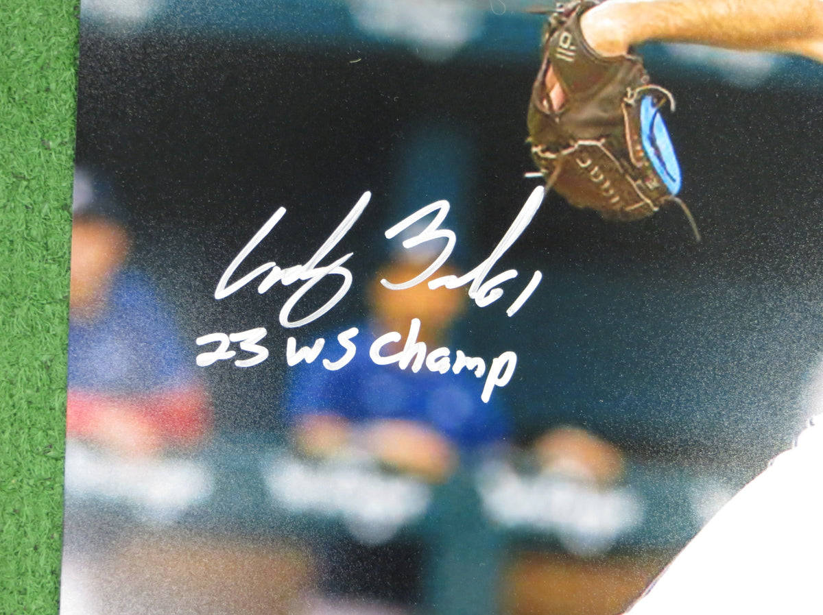 CODY BRADFORD TEXAS RANGERS SIGNED 16x20 PHOTO w/INSC JSA COA