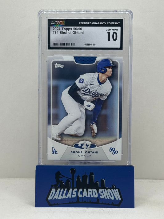 2024 Topps 50/50 #84 Shohei Ohtani CGC 10