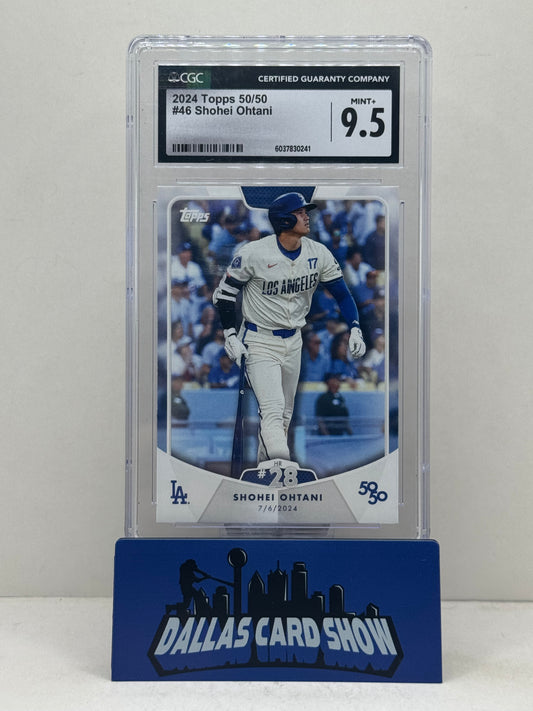 2024 Topps 50/50 #46 Shohei Ohtani CGC 9.5