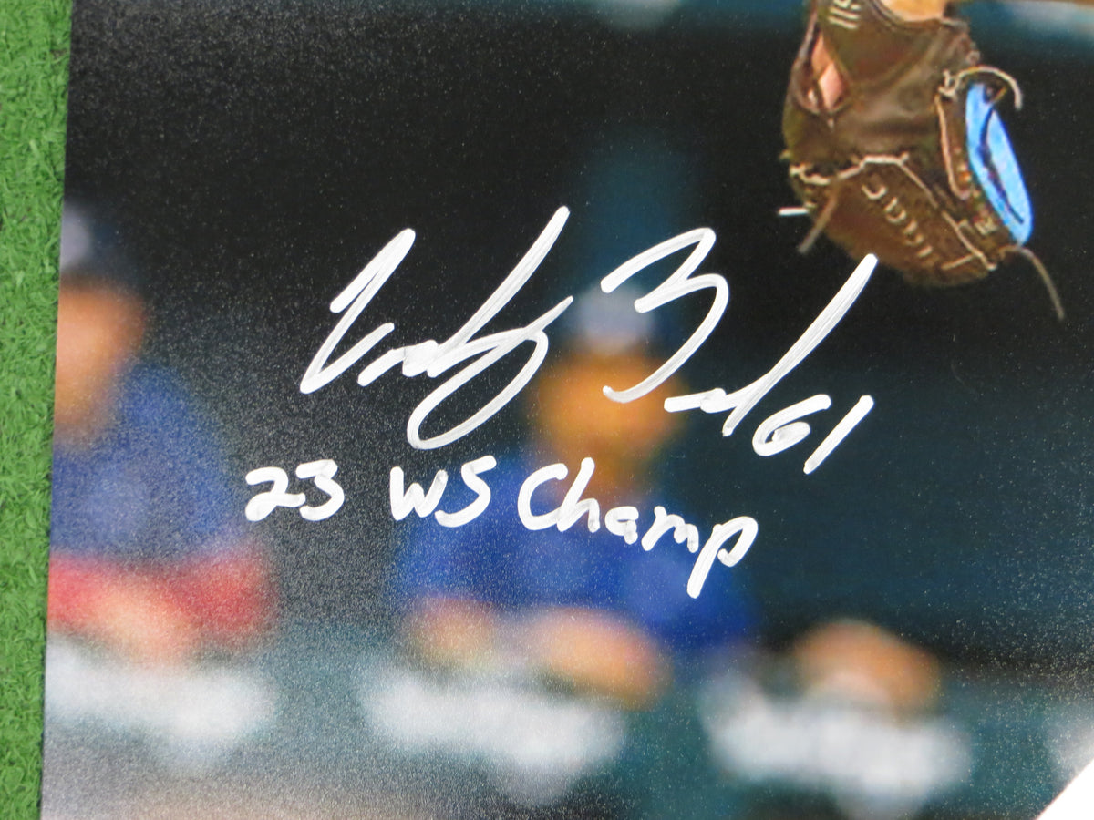 CODY BRADFORD TEXAS RANGERS SIGNED 16x20 PHOTO w/INSC JSA COA