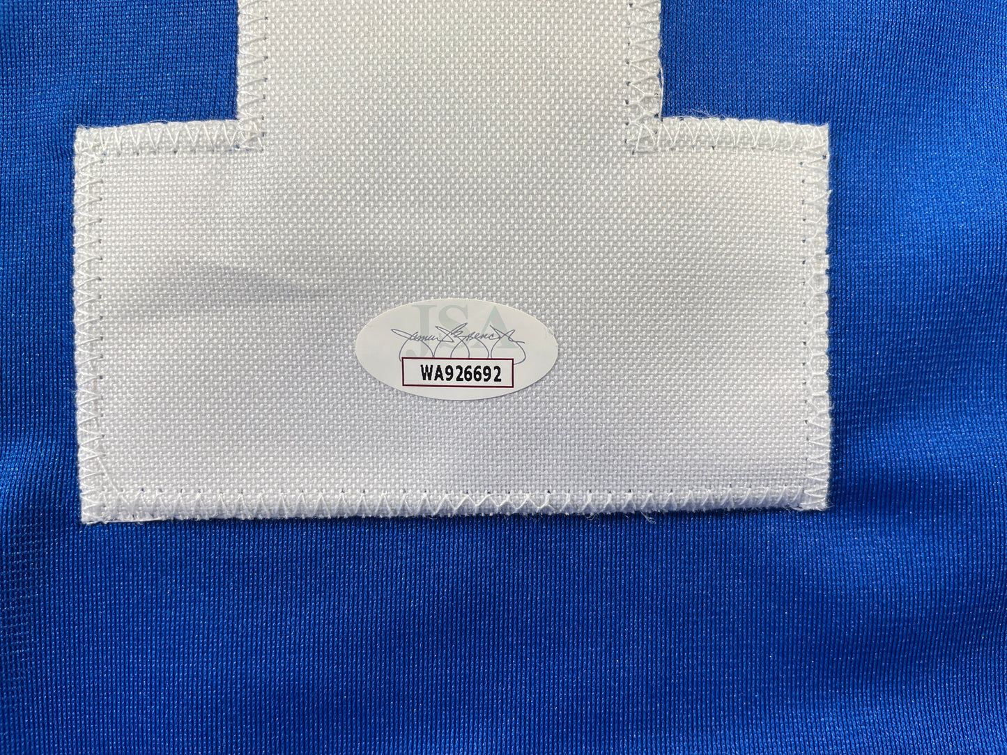 BOB LILLY DALLAS COWBOYS SIGNED SEWN THROWBACK FOOTBALL STAT JERSEY JSA