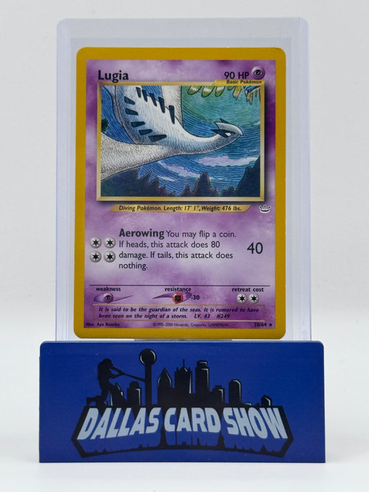 2000 Pokemon - Lugia (Rare) - 20/64 Neo Revelation LP