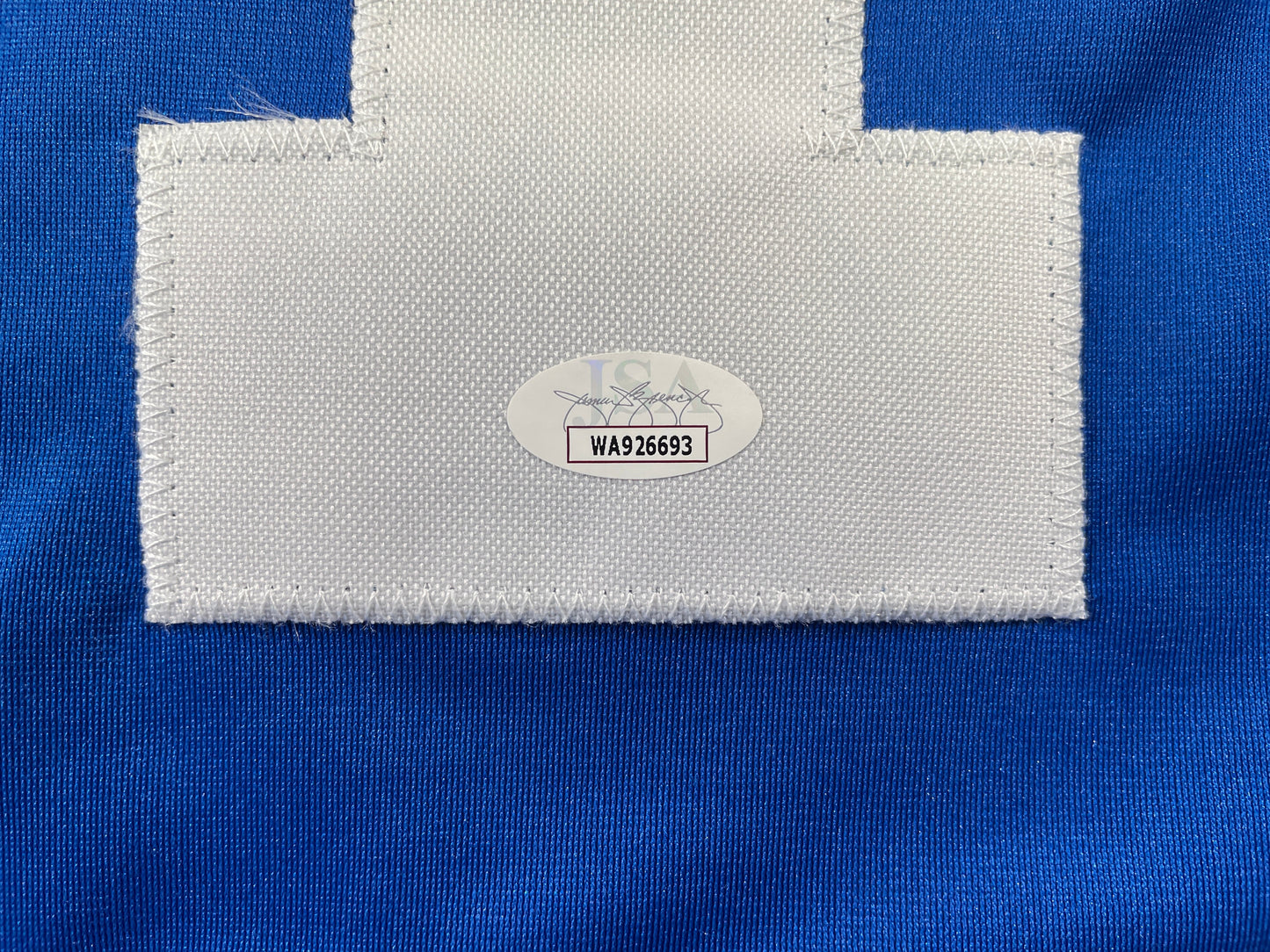 BOB LILLY DALLAS COWBOYS SIGNED SEWN THROWBACK FOOTBALL STAT JERSEY JSA