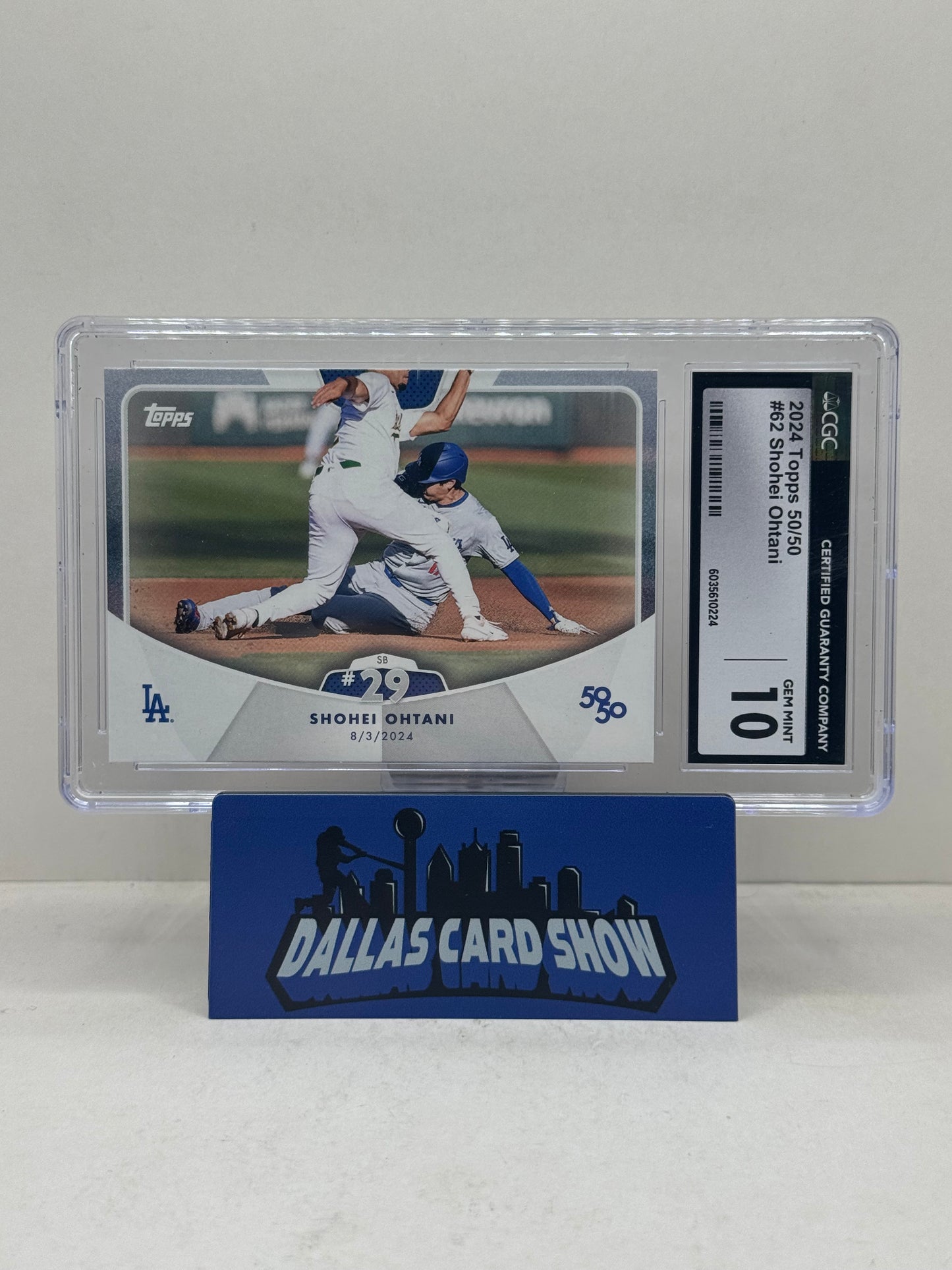 2024 Topps 50/50 #62 Shohei Ohtani CGC 10