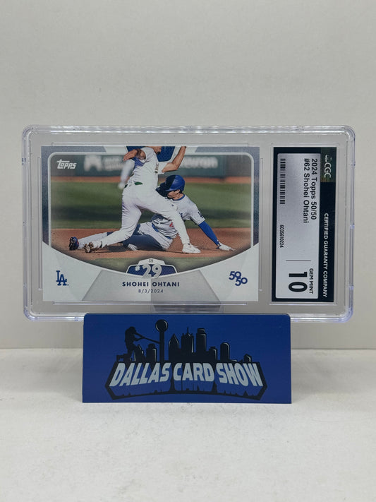 2024 Topps 50/50 #62 Shohei Ohtani CGC 10