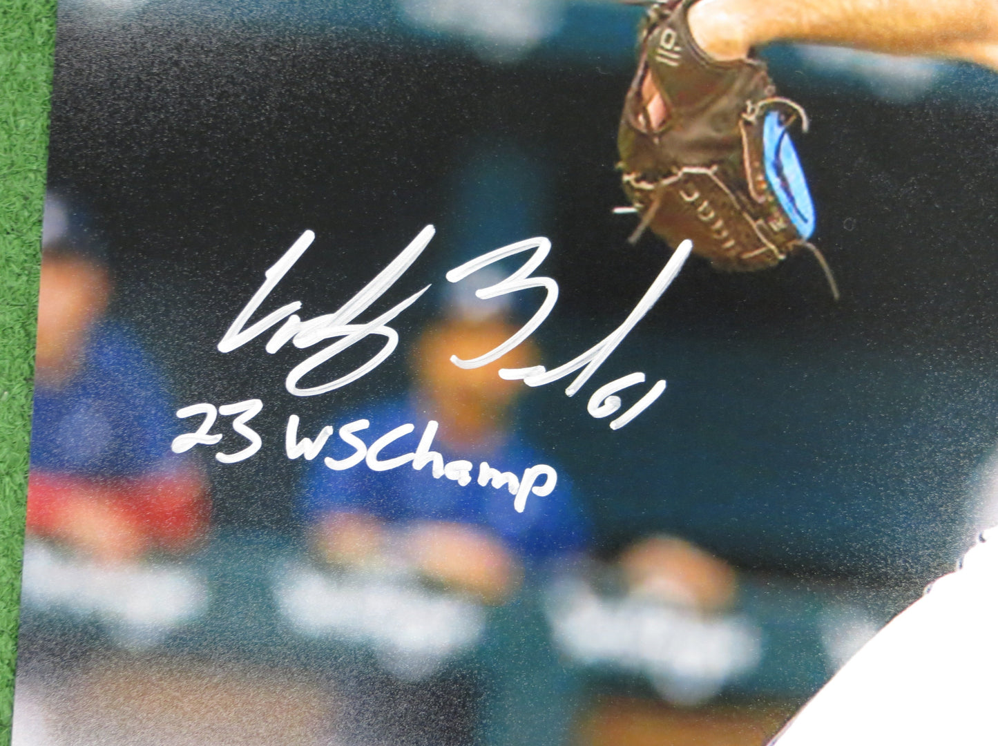 CODY BRADFORD TEXAS RANGERS SIGNED 16x20 PHOTO w/INSC JSA COA