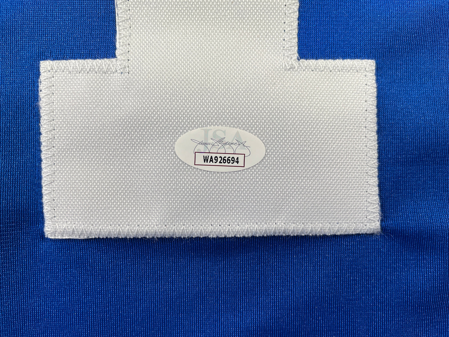 BOB LILLY DALLAS COWBOYS SIGNED SEWN THROWBACK FOOTBALL STAT JERSEY JSA